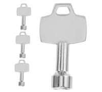 KITANDOVE Outdoor Litter Bin Keys 4pcs Triangular Lock Keys for Rubbish Bin Removing