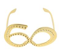 KITANDOVE Party Glasses 60th Birthday Glasses Glitter Number Eyewear 60th Birthday Eyewear Novelty Eyewear Photo Prop Birthday Sunglasses 60th Birthday Eyeglasses Photo Booth Props Abs