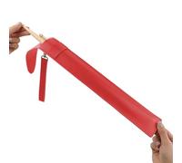 KITANIS Drum Stick Bag,Portable Drumstick Bag & Case,PU Leather Drumstick Holder for All Drumsticks and Percussion Mallets,Gift for Drummer Teens(Red)