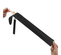 KITANIS Drum Stick Bag,Portable Drumstick Bag & Case,PU Leather Drumstick Holder for All Drumsticks and Percussion MalletsGift for Drummer Teens(Black)