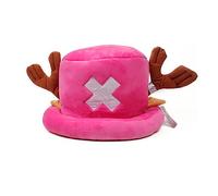 KITAT Anime Caps Hat Tony Tony Chopper Cosplay Cute Anime Plush Hat Available in Five Colors, Rose, 26cm*16cm