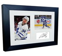 Kitbags & Lockers 12x8 A4 Auston Matthews Maple Leafs NHL Autographed Signed Photo Photograph Picture Frame Ice Hockey Poster Gift Triple