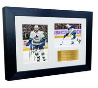 Kitbags & Lockers 12x8 A4 Filip Hronek Vancouver Canucks NHL Autographed Signed Signature Photo Photograph Picture Frame Ice Hockey Poster Gift Triple G