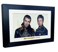 Kitbags & Lockers 12x8 A4 Liam Gallagher Noel Gallagher Oasis Live 25 2025 Music Popstar Indie Band Autographed Signed Photo Photograph Picture Frame Poster Gift 1