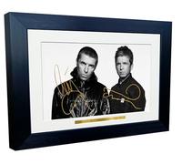 Kitbags & Lockers 12x8 A4 Liam Gallagher Noel Gallagher Oasis Live 25 2025 Music Popstar Indie Band Autographed Signed Photo Photograph Picture Frame Poster Gift 2