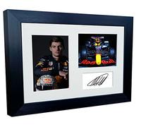 Kitbags & Lockers 12x8 A4 Max Verstappen Red Bull Autographed Signed Photo Photograph Picture Frame F1 Formula One Poster Gift