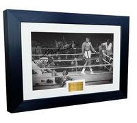 Kitbags & Lockers 12x8 A4 'RUMBLE IN THE JUNGLE' Muhammad Ali vs George Foreman Autographed Signed Photo Photograph Picture Frame Boxing Poster Gift BW