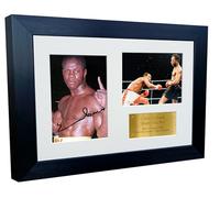 Kitbags & Lockers 12x8 A4 Signed Chris Eubank Snr Simply The Best Boxing Autographed Photo Photograph Picture Frame Signature Poster Gift Triple Gold