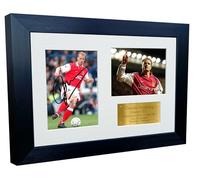 Kitbags & Lockers 12x8 A4 Signed Dennis Bergkamp Arsenal Autographed Autograph Signed Signature Photograph Photo Picture Frame Football Soccer Poster Gift G