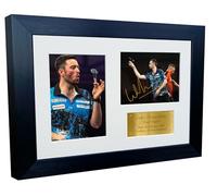 Kitbags & Lockers 12x8 A4 Signed Luke Cool Hand Humphries Darts PDC WDF Autographed Autograph Signed Photograph Photo Picture Frame Poster Gift Triple G