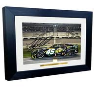 Kitbags & Lockers 12x8 A4 Tyler Reddick 2024 Daytona 500 NASCAR Cup Series No. 45 Toyota Camry XSE for 23XI Racing Signed Autographed Signature Photo Photograph Picture Frame Poster Celebration Gift
