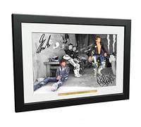 Kitbags & Lockers 12x8 Signed Guy Martin Valentino Rossi Autographed Photo Photograph Picture Frame Gift
