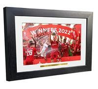 Kitbags & Lockers A4 A3+ FA CUP WINNERS 2022 Jordan Henderson Liverpool Autographed Signed Photo Photograph Picture Frame Football Soccer Poster Gift (A4)