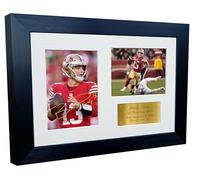 Kitbags & Lockers Brock Purdy San Francisco Super Bowl Autographed Signed 12x8 A4 Photo Photograph Picture Frame Football Poster Gift G