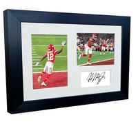 Kitbags & Lockers Mecole Hardman Kansas City Super Bowl LVIII 58 Winners Autographed Signed 12x8 A4 Photo Photograph Picture Frame American Football Poster Gift Triple