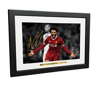 Kitbags & Lockers Mohamed Mo Salah 12x8 A4 Signed Liverpool - Autographed Photo Photograph Picture Frame Soccer Gift