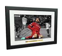 Kitbags & Lockers Mohamed Mo Salah 12x8 A4 Signed Liverpool FC - Autographed Photo Photograph Autograph Picture Frame Soccer Gift