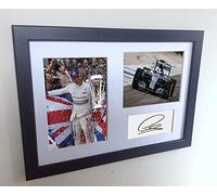 Kitbags & Lockers Signed Lewis Hamilton 2015 F1 CHAMPIONSHIP CELEBRATION Autographed Photograph Photo Picture Frame Memorabilia Motor Sport A4
