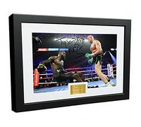 Kitbags & Lockers Tyson Fury vs Deontay Wilder 12x8 A4 Autographed Signed Photo Photograph Picture Frame Boxing Gift Poster Colour