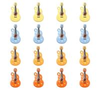 KitBeads 16Pcs 4 Colors Music Guitar Charms Colorful 3D Musical Instrument Charms for Jewellery Making Bracelets Necklaces Crafts Bulk