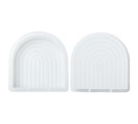 KitBeads 1Pc Arch Silicone Moulds 3D Large Rainbow Shape Candle Mould for Wedding Soap Cake Dessert Resin Making