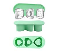 KitBeads 1Pcs Silicone Ice Cube Molds Heart Shaped Hollow Cylinder Ice Molds Tumbler Ice Cube Tray for Freezer Cocktails Ice Drinks Juice Coffee