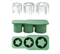 KitBeads 1Pcs Silicone Tumbler Ice Cube Molds Star Shaped Hollow Cylinder Ice Molds Ice Mold for Cup Cocktails Whiskey Ice Drinks Juice Coffee