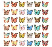 KitBeads 60Pcs 12 Colours Butterfly Charms Enamel Aniaml Insect Charms Y2K Flying Butterfly Shaped Charms for Jewellery Making Bracelets Necklace Bulk