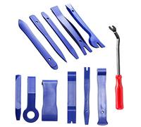 Kitbest Auto Trim Removal Tool Set, 12Pcs Car Upholstery Repair Kit, Auto Door Audio Panel Removal Tool Plastic Pry Tool Kit, Fastener Terminal Remover Tool, Auto Clips Pliers, Interior Trim Tools