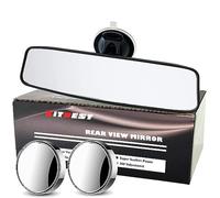 KITBEST Rear View Mirror Driving Test Instructor 240mm + 2 Blindspot Mirror