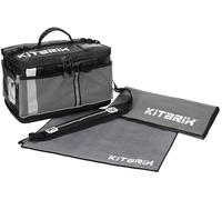 KitBrix Waterproof Gym Bag, Microfibre Towel & Change Mat - Muddy Sports Bundle - Duffel Bag with Solid Base, Quick-Drying Towel & Mat for Post-Training Comfort - Triathlon Transition, OCR, Football