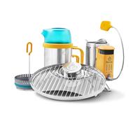 BioLite Campstove Wood Burning Electricity Generating & USB Charging Camp Stove (CampStove Complete Cook Kit)
