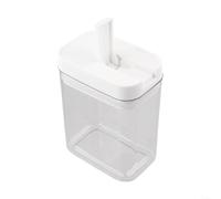 Kitchen Airtight Food Storage Container with Secure Latch Lid for Rice Flour Sugar Grains and Snacks (((800 mL))