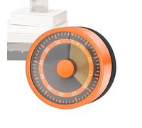 Kitchen Alarm Clock for Cooking, Magnetic Timer with Loud Alarm, Stainless Steel Wind-Up Visible Clock for Cooking, Baking, Learning, Kitchen, Stove, Refrigerator, Children, Seniors