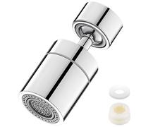 Kitchen and Basin Tap Spray Head, 360° Swivel Spout Kitchen Sink Tap, Big Angle Swivel Faucet Aerator, with Aerator Sprayer Accessories, for Sink Faucet Adapter