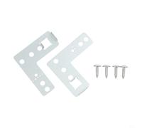 Kitchen Appliance Mounting Bracket Easy Install Tool | Heavy duty construction, under counter stability, resists bending, silvery finish, robust support