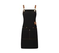 Kitchen Apron - Adjustable Bib Canvas With Pocket, Water Repellent Unisex Aprons for Men Women, Perfect for Home, Kitchen, Coffee House, Baking, Gardening, BBQ