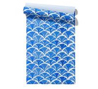 Kitchen Backsplash Panel Effect Furniture Stickers Roll Blue 45x1200cm | Waterproof PVC, ideal for kitchen backsplash. Perfect for kitchen cabinets and drawers. Wipe clean with a damp cloth easily.