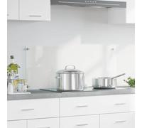 Kitchen Backsplash Tempered Glass Transparent 100 x 40 cm Heat Resistant Durable