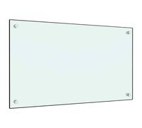 vidaXL Kitchen Backsplash Transparent 70 x 40 cm Tempered Glass