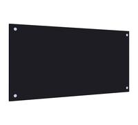 vidaXL Kitchen Backsplash White 80 x 40 cm Tempered Glass