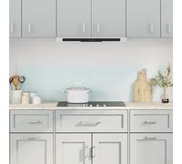 Kitchen Backsplash Tempered Glass White 80x40 cm 6mm Splash Guard 2pcs EasyClean
