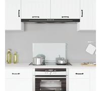 vidaXL Kitchen Backsplash Transparent 70 x 40 cm Tempered Glass