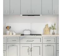 vidaXL Kitchen Backsplash 2 pcs Transparent 90 x 40 cm Tempered Glass