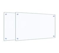 Kitchen Backsplash Wall Tile Panel Kitchen Back Wall Tempered Glass vidaXL