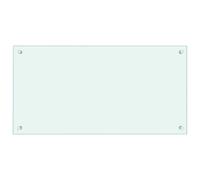 (transparent, 80 x 40 cm) vidaXL Kitchen Backsplash Wall Tile Panel Kitchen Back Wall Tempered Glass