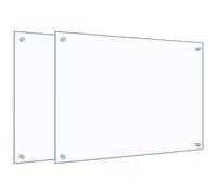 Kitchen Backsplash Wall Tile Panel Kitchen Back Wall Tempered Glass vidaXL