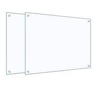 Kitchen Backsplash Wall Tile Panel Kitchen Back Wall Tempered Glass vidaXL