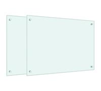 Kitchen Backsplash Wall Tile Panel Kitchen Back Wall Tempered Glass vidaXL