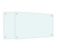 Kitchen Backsplash Wall Tile Panel Kitchen Back Wall Tempered Glass vidaXL